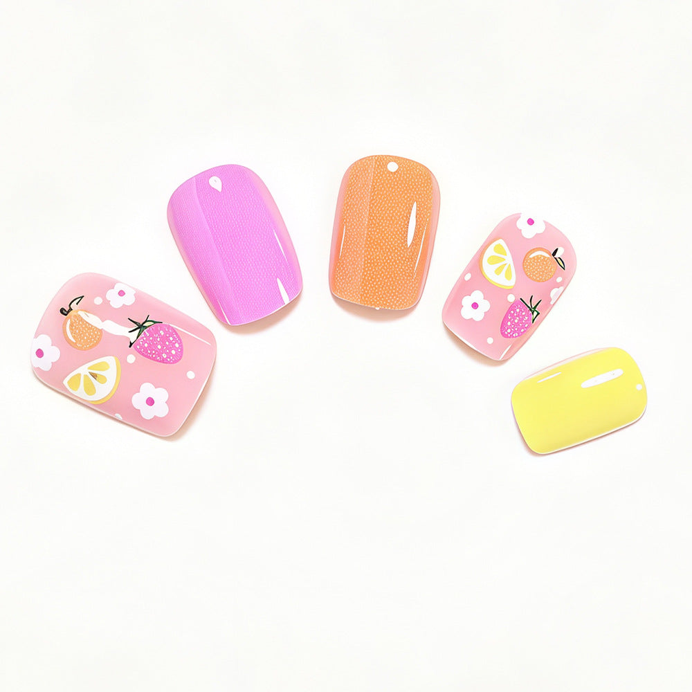 Fruit-Inspired Press-On Nail Art Set Kalsten