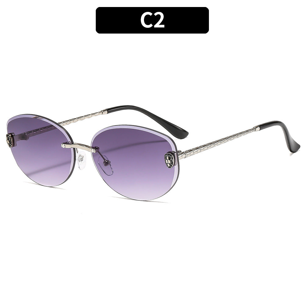 Elegant Oversized Aviator Sunglasses