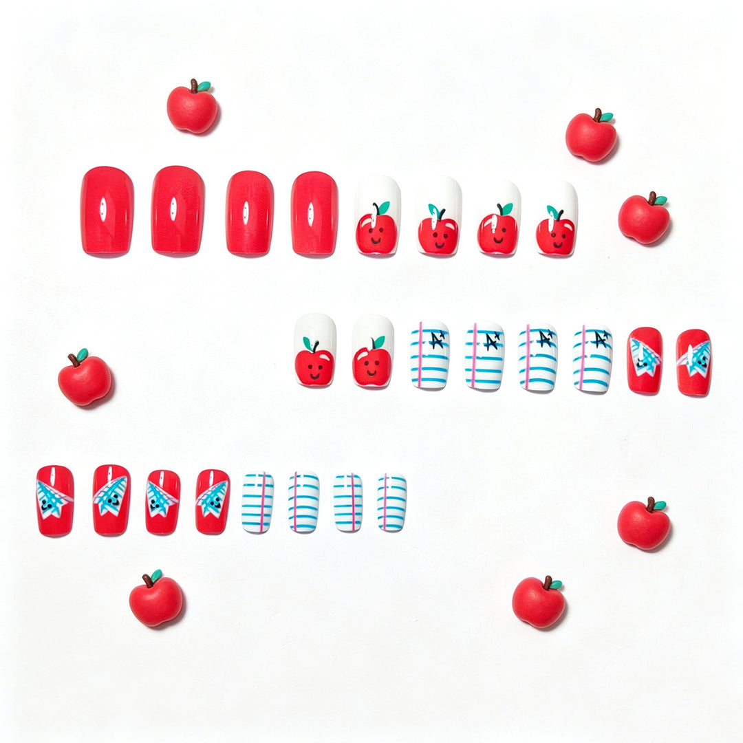 Creative School-Themed Nail Art Kalsten
