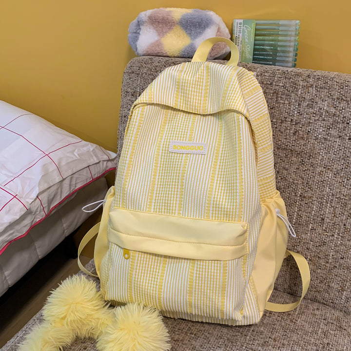Stylish Striped Design Backpack Kalsten
