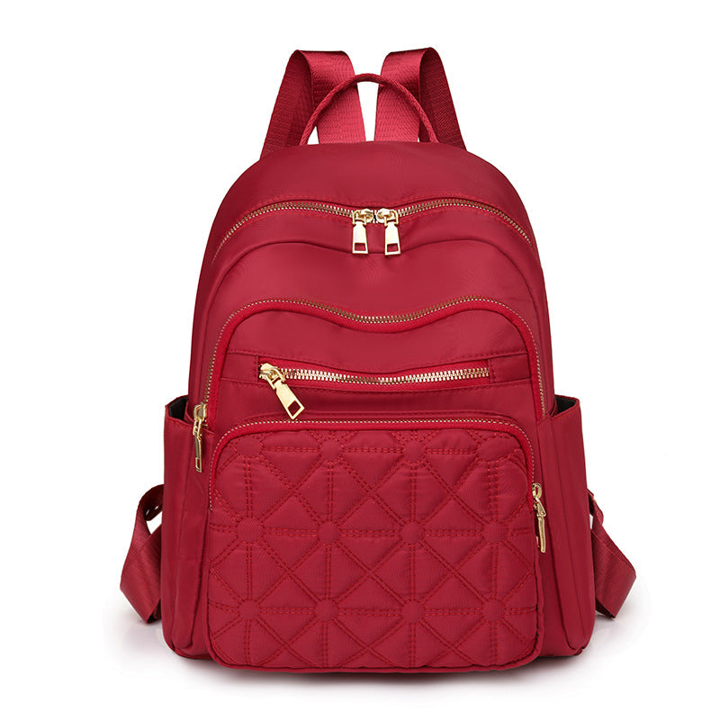Stylish Multi-Functional Quilted Backpack