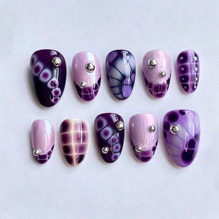 Artistic Gradient Press-On Nail Set