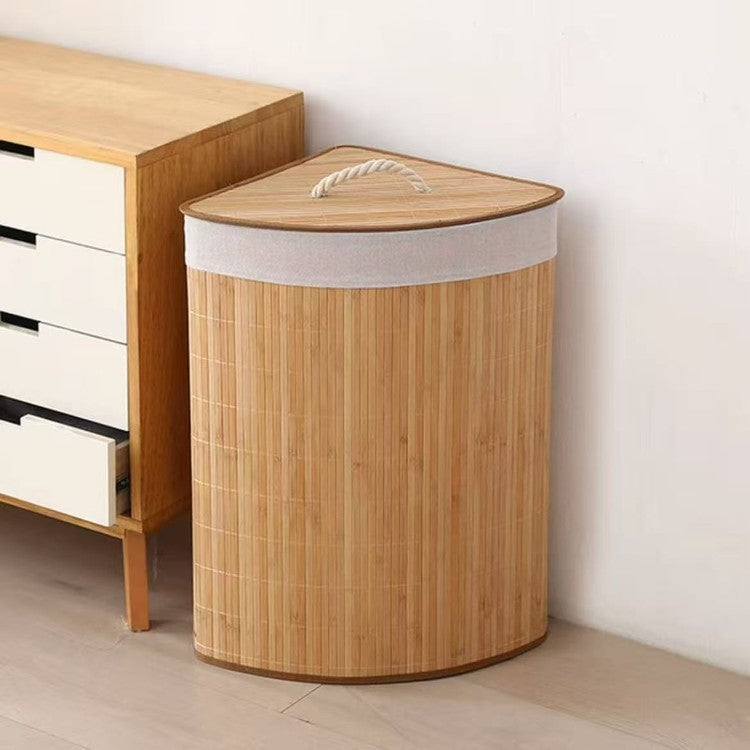 Storage basket with natural bamboo design Kalsten