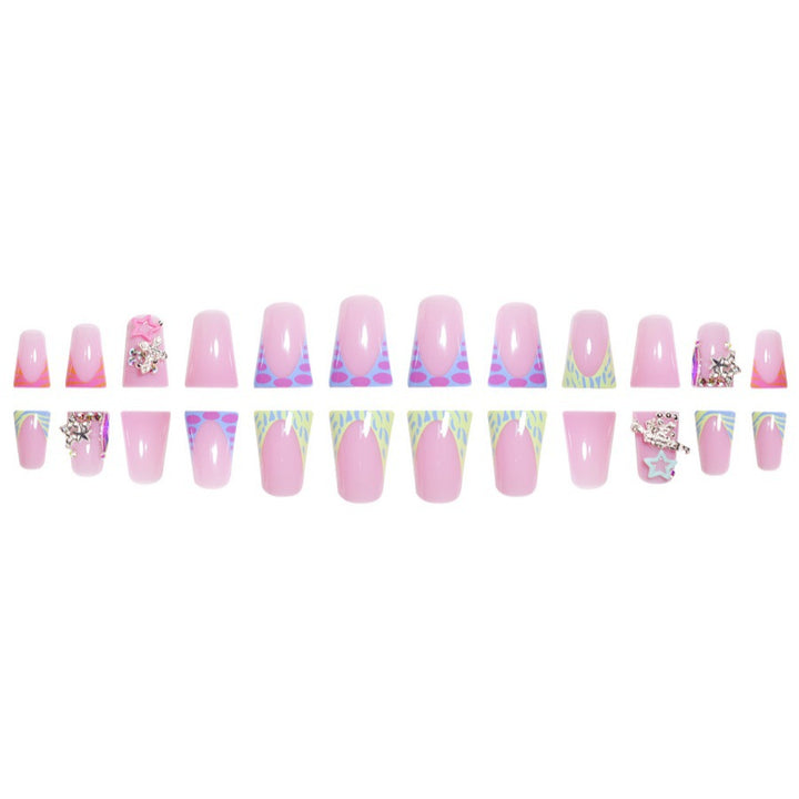 Decorative 3D Star-Embellished Nail Art Kalsten