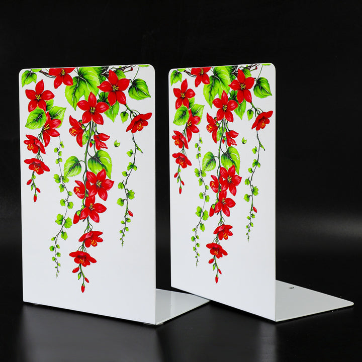 Decorative Wisteria Themed Bookends