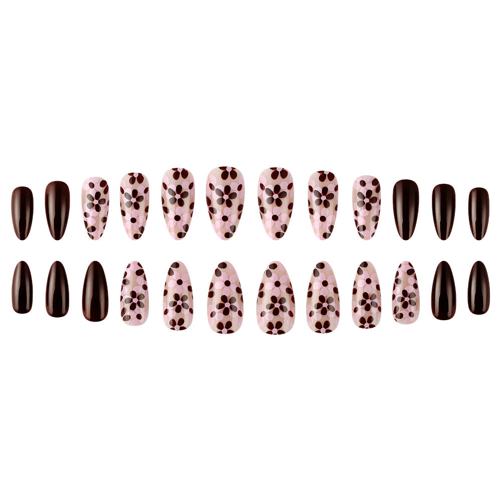 Floral Print Gel Nail Art Set Kalsten