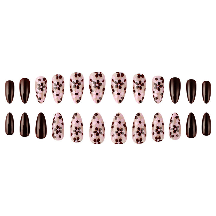 Floral Print Gel Nail Art Set Kalsten