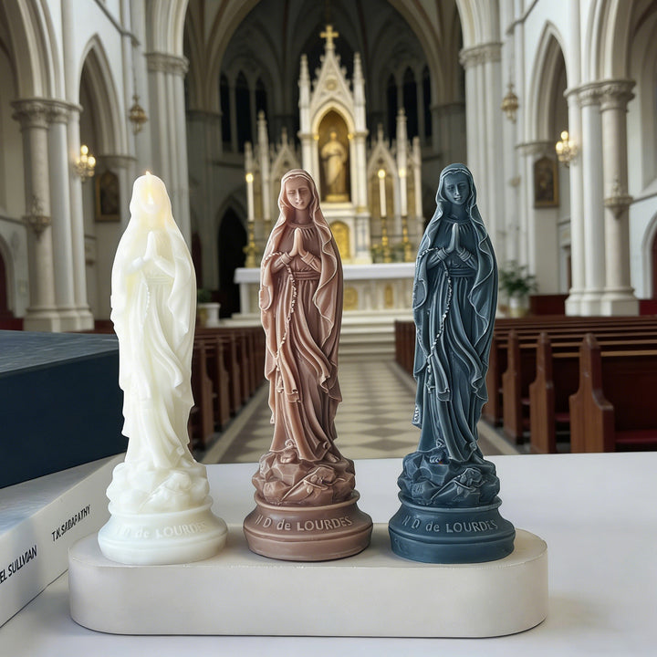 Sculpted Virgin Mary Figurine