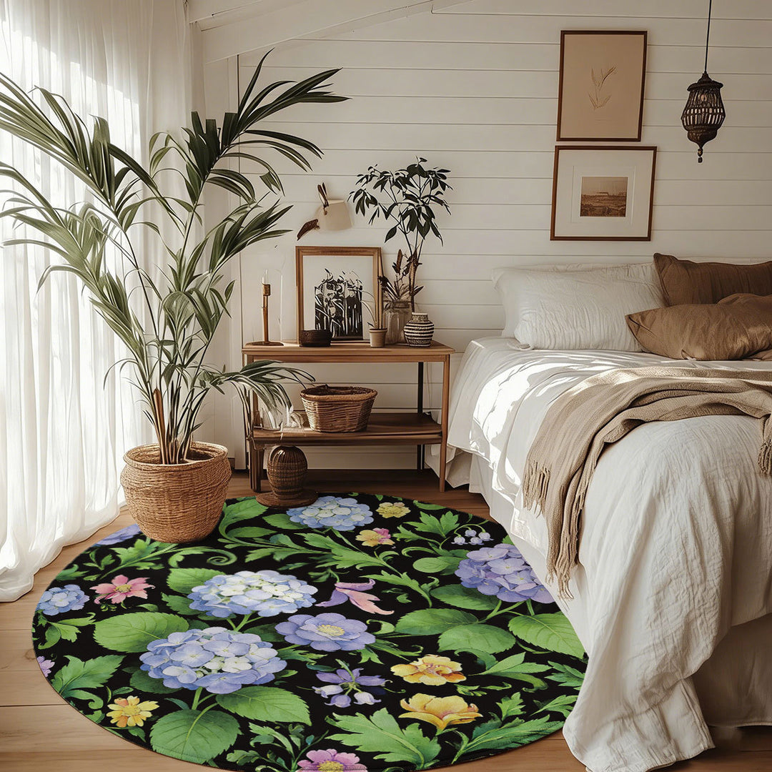 Floral Pattern Area Rug