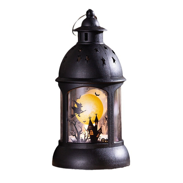 Decorative lantern with Halloween motif