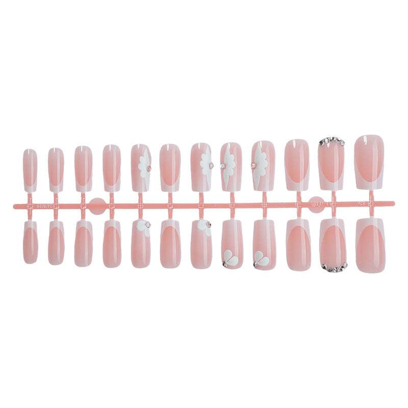 Floral Decorative Press-On Nails Kalsten