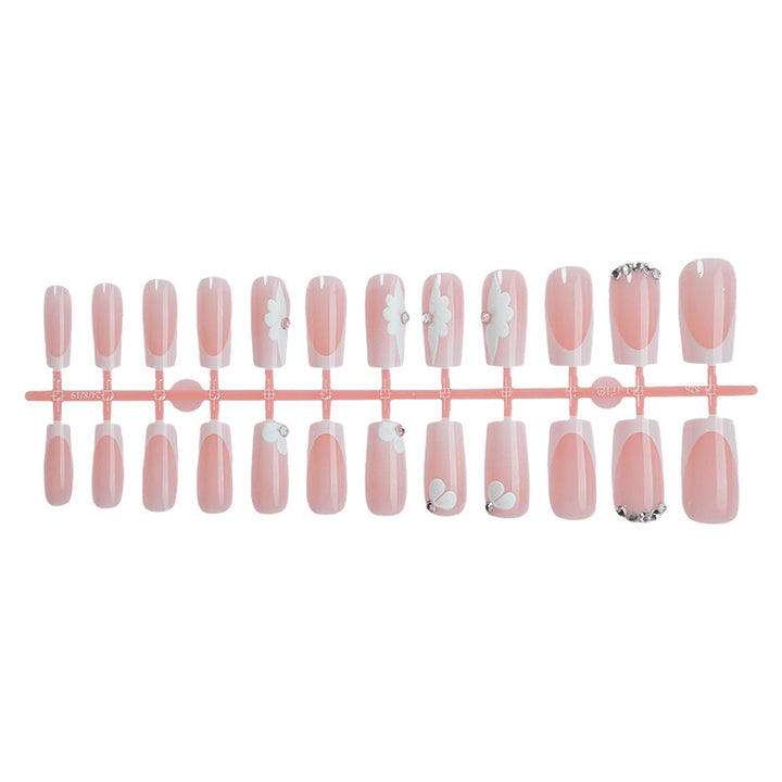 Floral Decorative Press-On Nails Kalsten