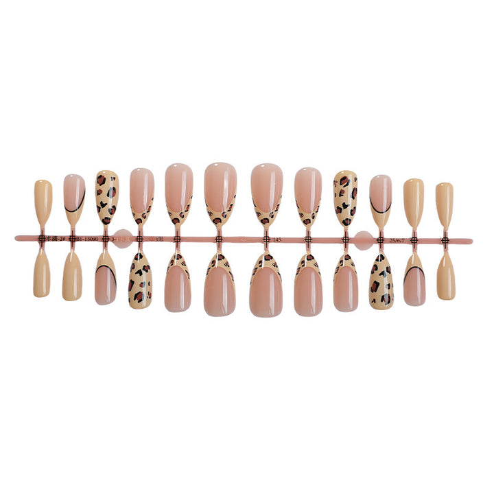 Leopard Print Press-On Nail Set Kalsten