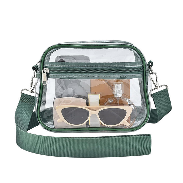 Transparent shoulder bag with versatile compartments Kalsten