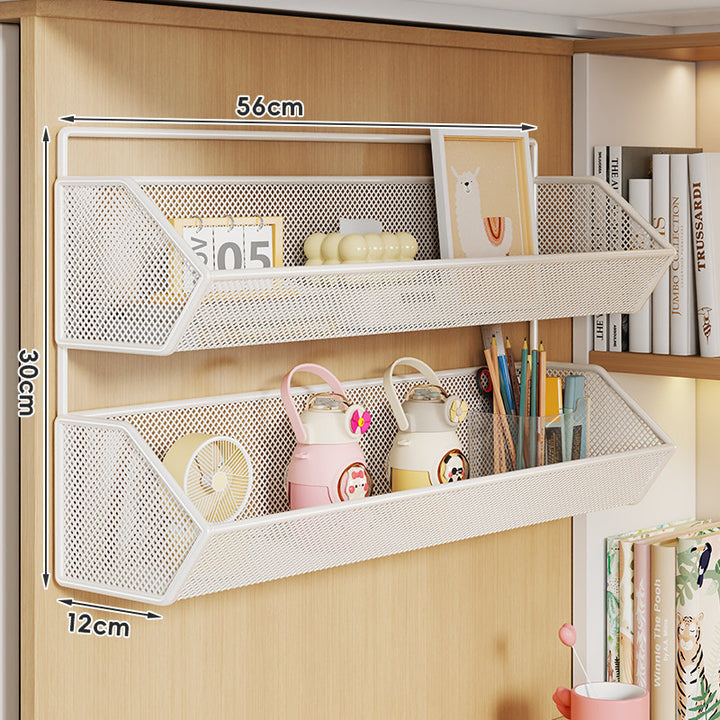 Over-Cabinet Mesh Hanging Storage Basket Shelf Organizer