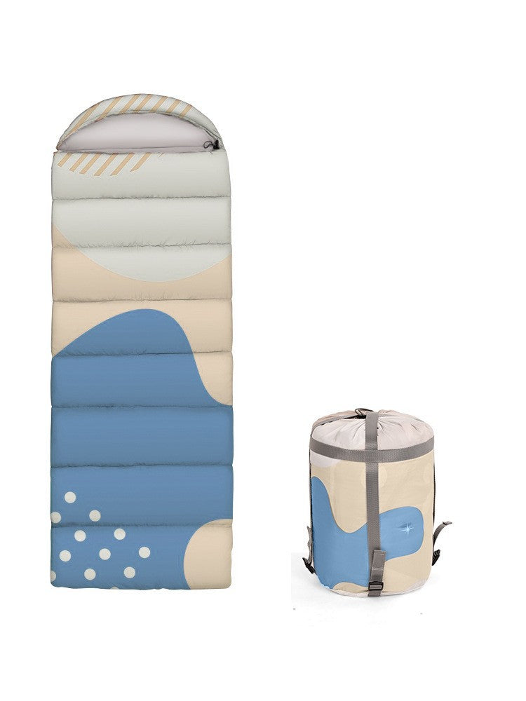 High-quality and warm sleeping bag with headrest Kalsten