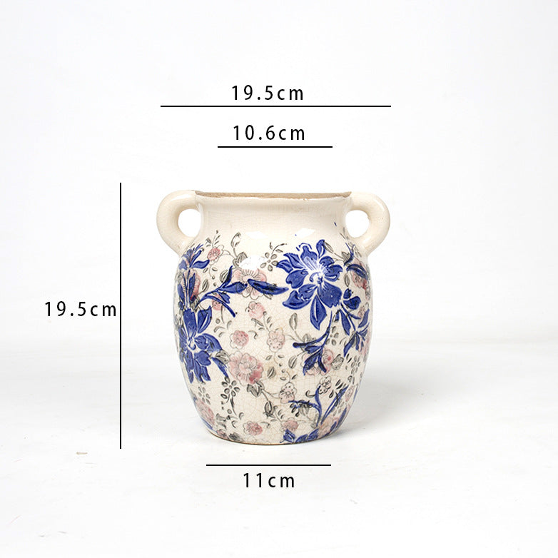 Flower decoration vessel with playful pattern Kalsten