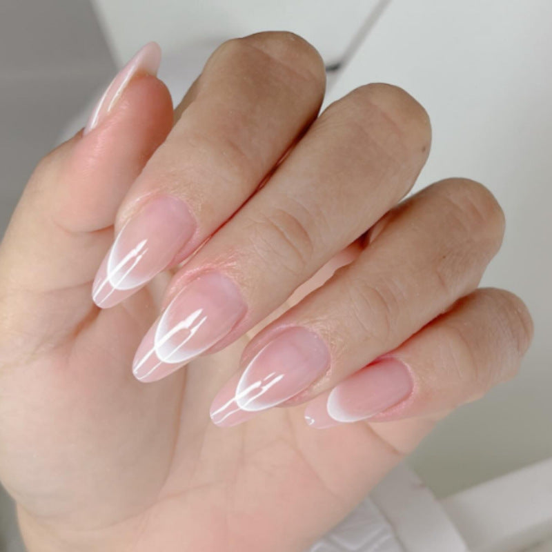 Artistic Glossy Press-On Nail Set Kalsten
