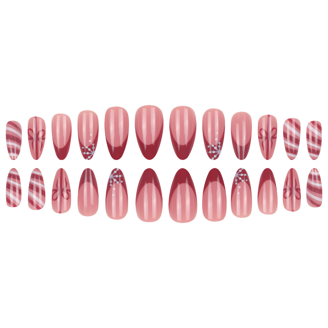 Festive Themed Stiletto Nail Art Extensions Kalsten