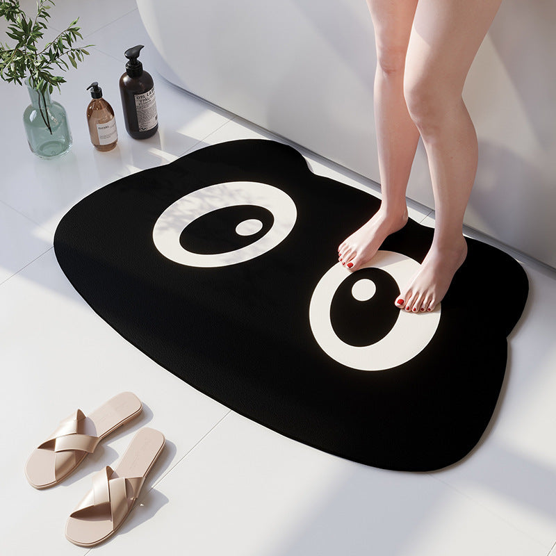Cartoon Beer-Theme Soft Bath Mat