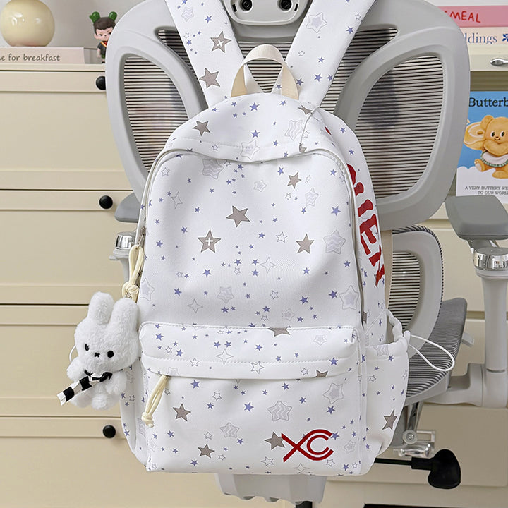 Bunny Ear Patterned School Backpack Kalsten
