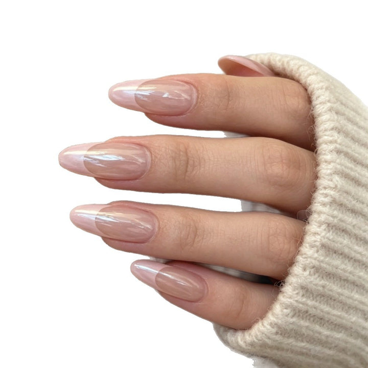 Artificial nails in elegant French design Kalsten