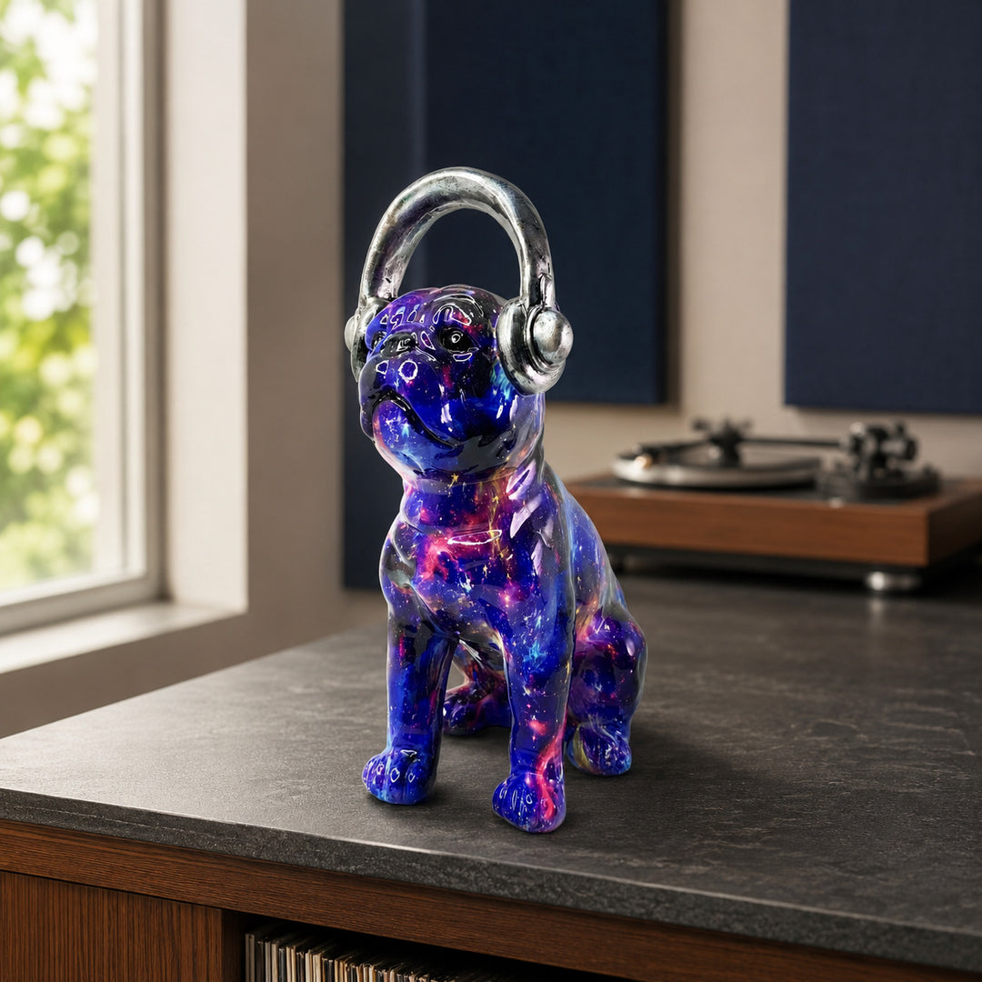 Colorful decorative figure of a dog in modern design Kalsten