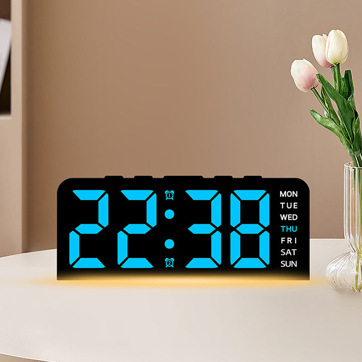 Digital LED alarm clock with color change Kalsten