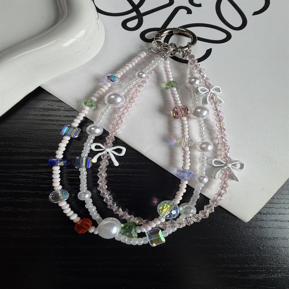 Playful Beaded Charm Keychain Kalsten