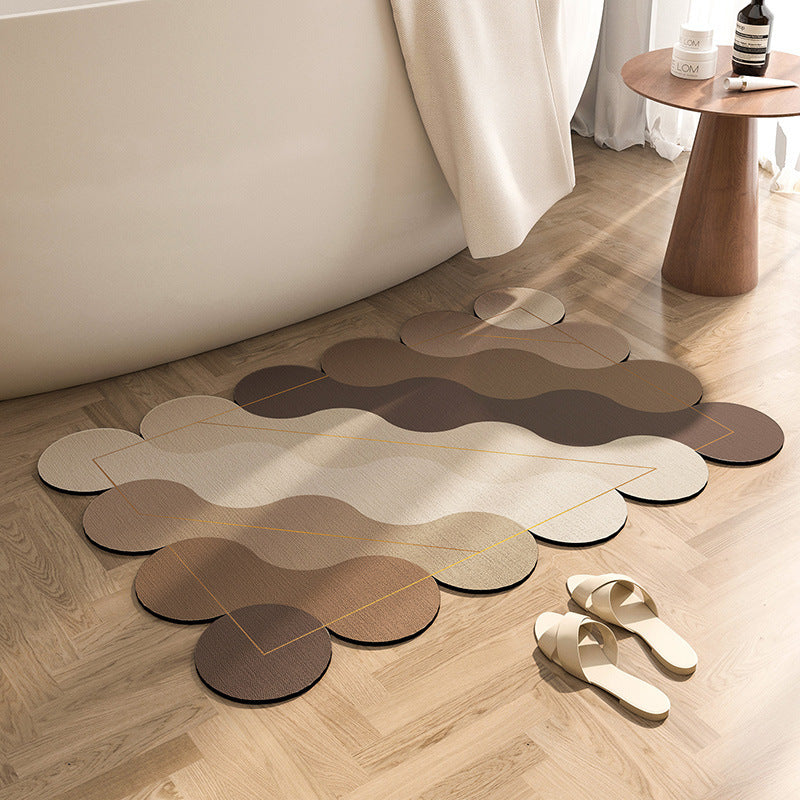 Abstract Shaped Bath Mat Kalsten