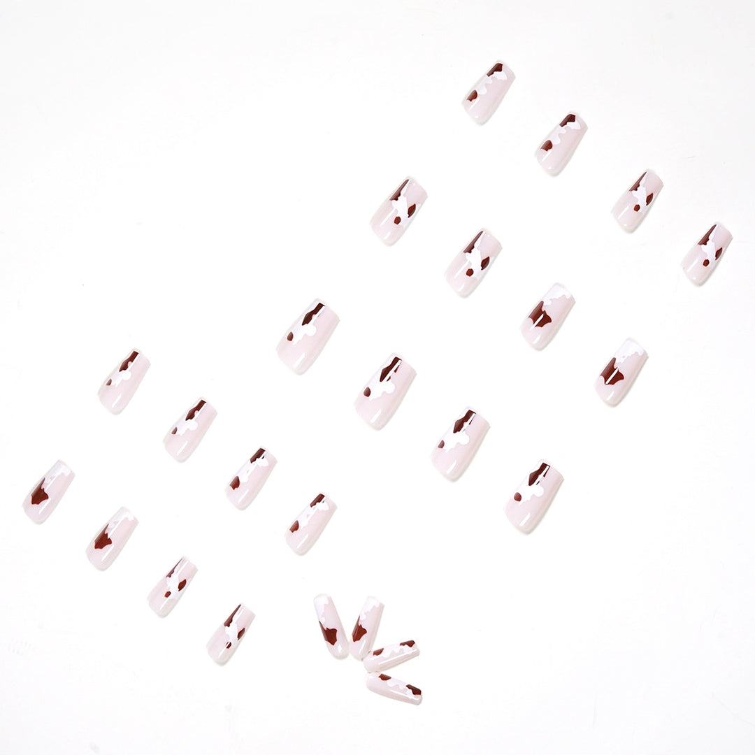 Artistic acrylic nails with elegant gradient and creative designs Kalsten