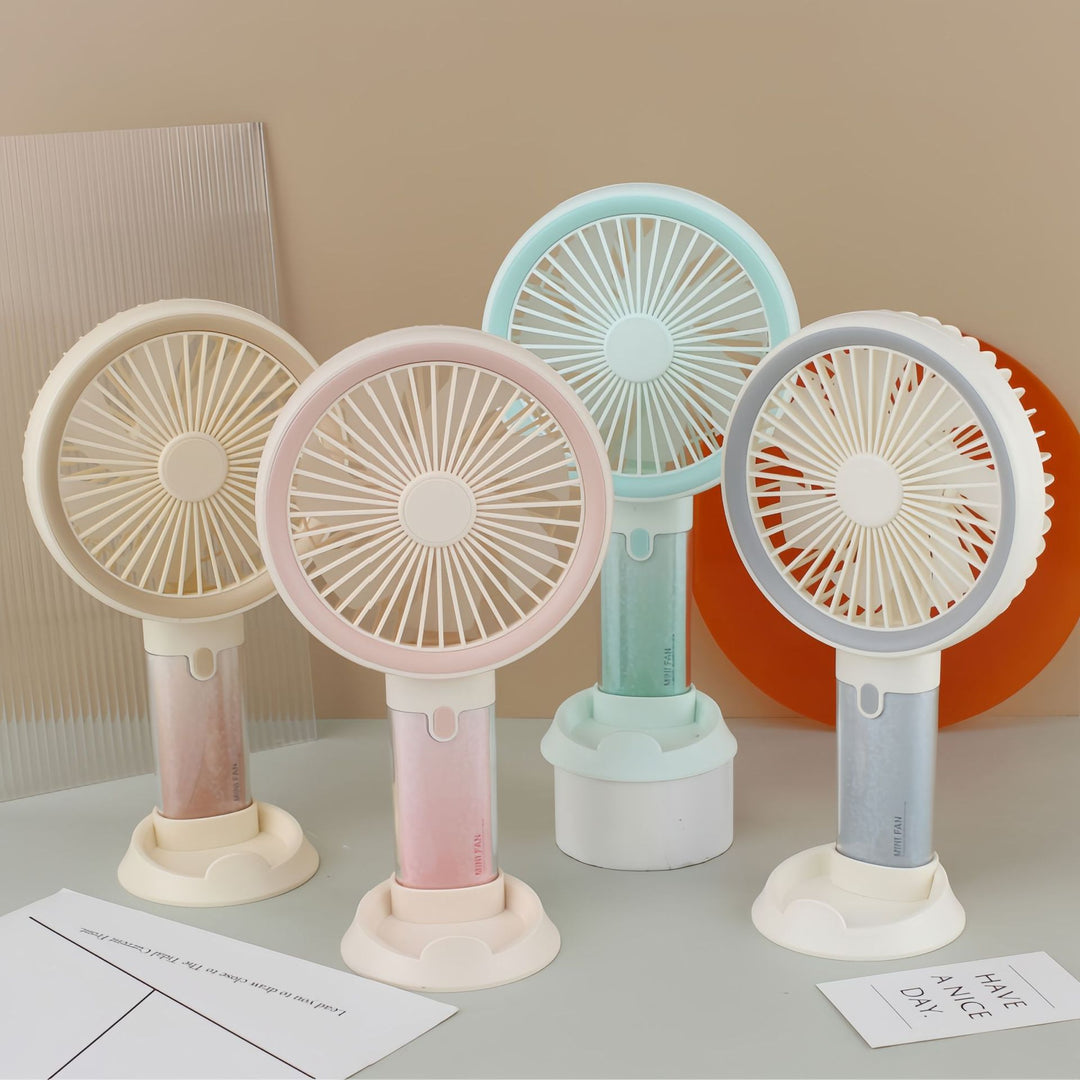 Women's Portable Handheld Fan with Spray Function and Ergonomic Design Kalsten