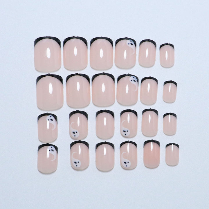 Artistic Halloween-Themed Press-On Nail Set Kalsten
