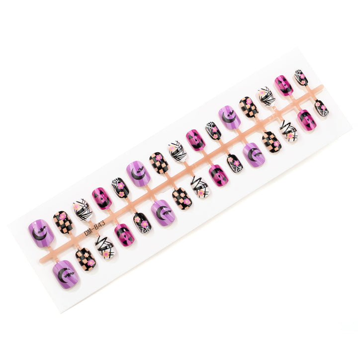 Whimsical Halloween-Themed Press-On Nail Set