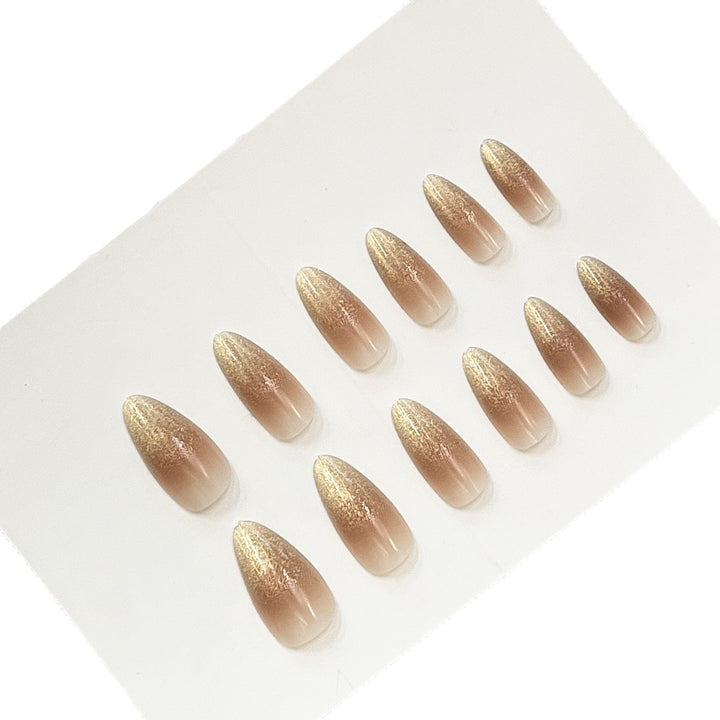 Premium Glitter Ombre Press-On Nails Kalsten
