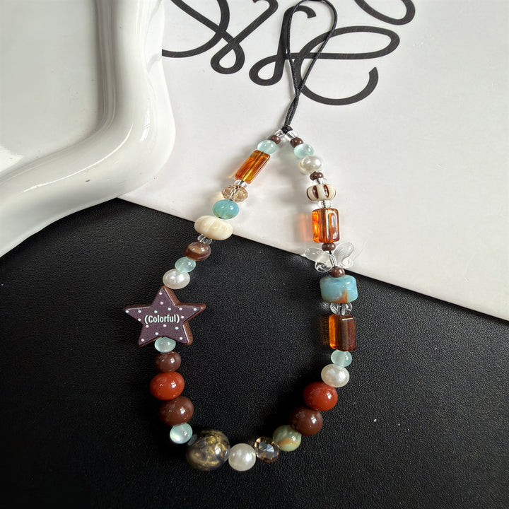 Colorful Beaded Charm Lanyard Kalsten 1790135131