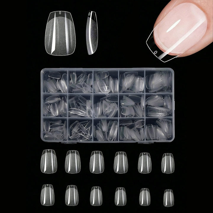 Premium Clear Press-On Nail Tips Kalsten
