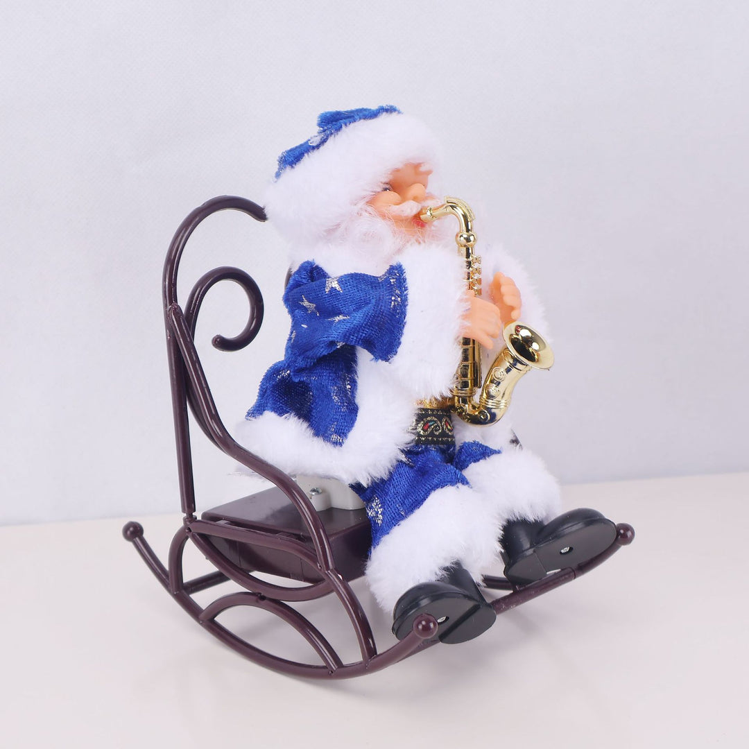 Decorative Santa Claus figure with candy
