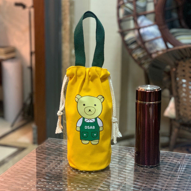 Kids' Cute Bear-Themed Water Bottle Sleeve Kalsten