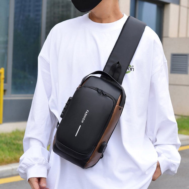 Shoulder bag with ergonomic design and multiple compartments Kalsten