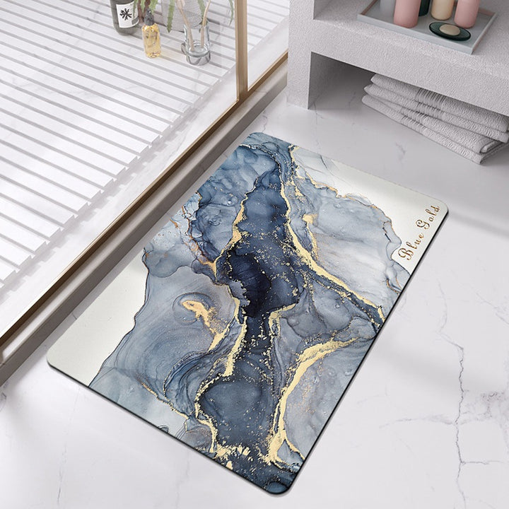 Luxurious Marble Pattern Bath Mat Kalsten
