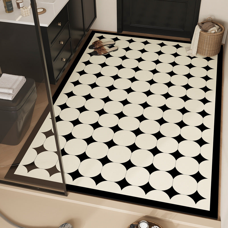 Playful Dog-Themed Bath Mat
