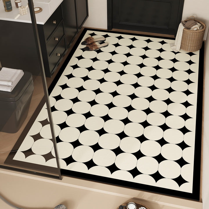 Playful Dog-Themed Bath Mat