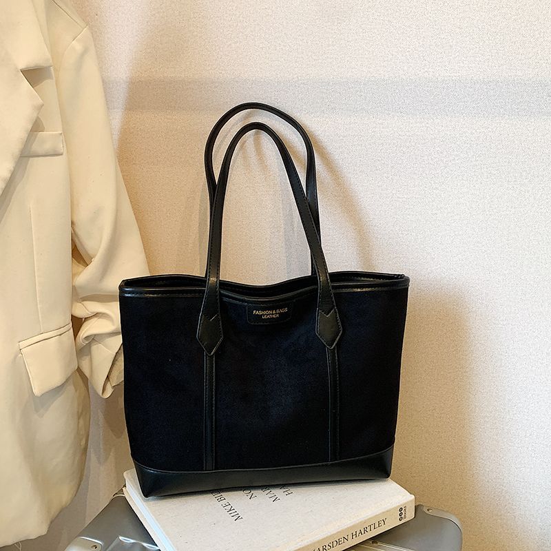 Spacious Suede Tote Bag Kalsten