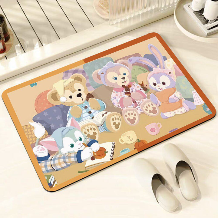 Cute Cartoon Bunny Mat