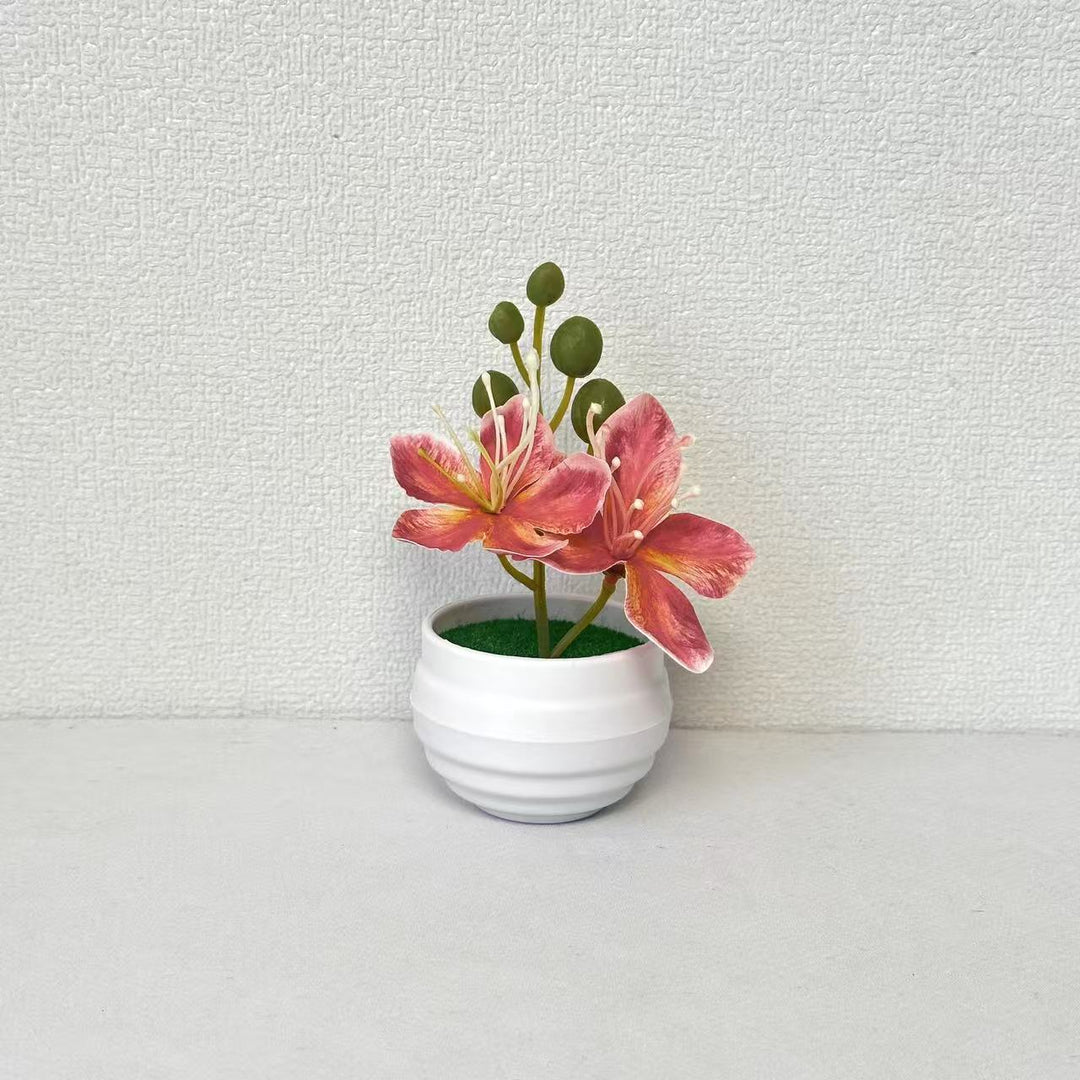Lifelike Floral Centerpiece for Home Decor Display