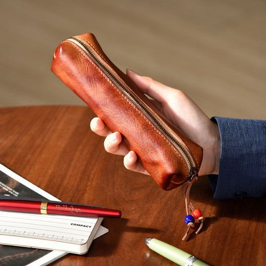 Premium Leather Pencil Case
