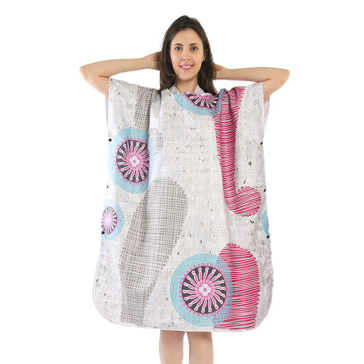 Beach dress with tropical print Kalsten