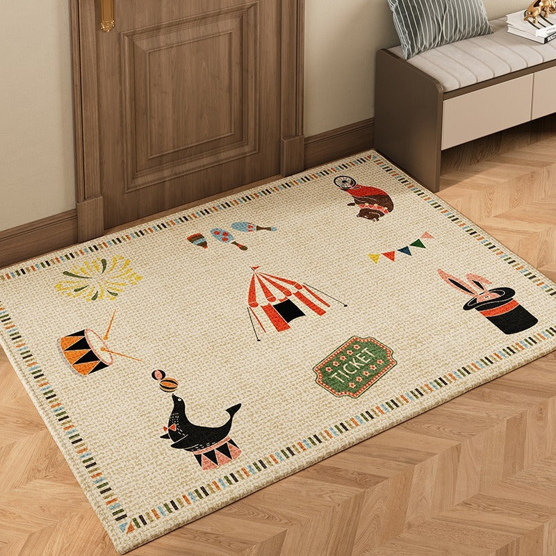 Astronaut-Themed Decorative Area Rug Kalsten