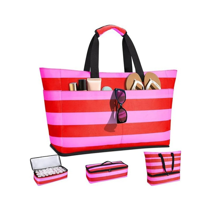 Beach bag with multiple compartments Kalsten
